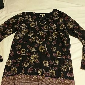 A floral long sleeve dress!